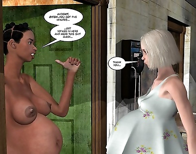 الجنس كاريكاتير D أنيمي حامل